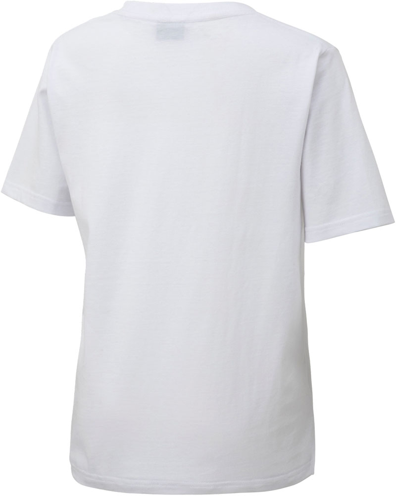 ウィメンズオーガニックコットンカレッジロゴハーフスリーブティー　Ws　Organic－C　College　Logo　H／S　Tee　Tシャツ　ティーシャツ　ロゴT　レディース　女性