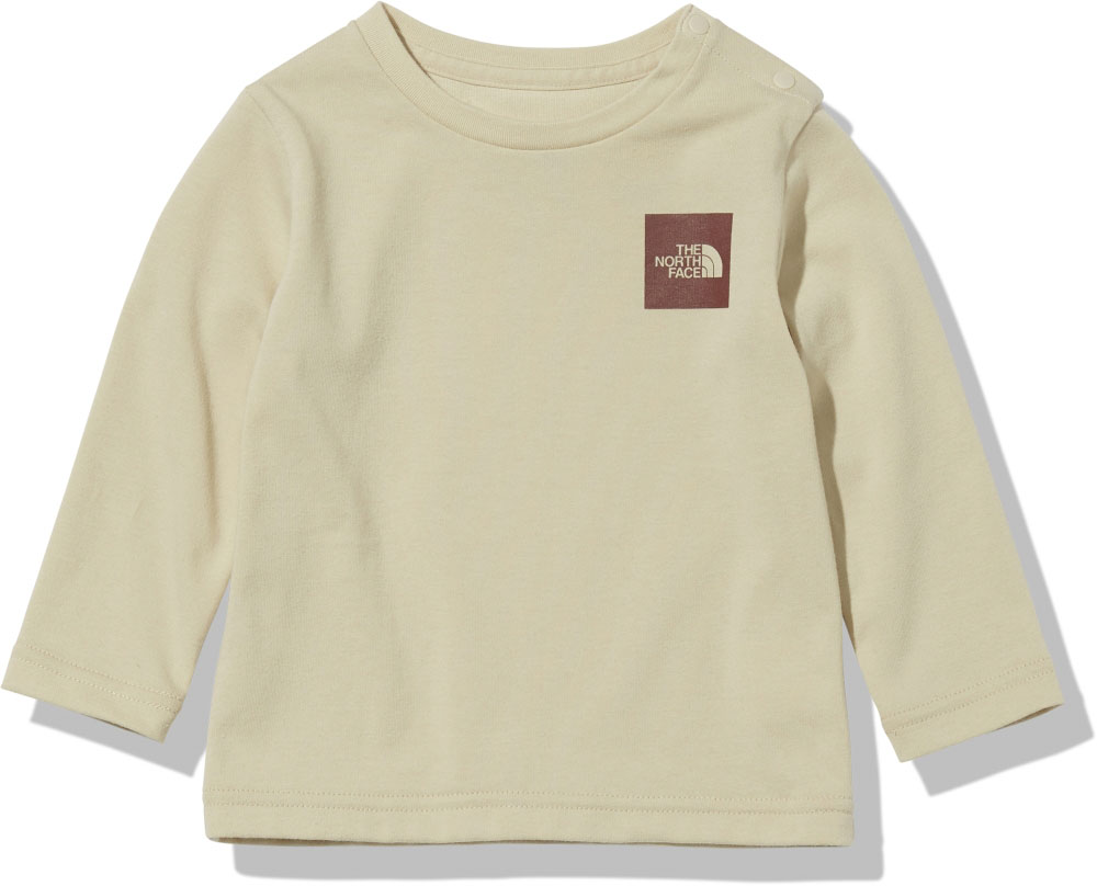 ロングスリーブスモールスクエアロゴティー　ベビー　B　L／S　Small　Square　Logo　Tee　長袖　Tシャツ　赤ちゃん　赤ん坊　乳幼児　キッズ　子ども　子供　親子コーデ
