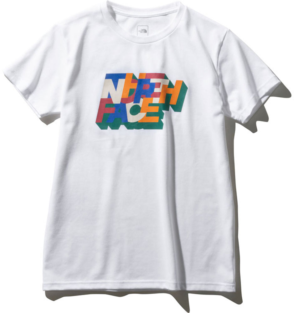 ショートスリーブTNFロック3Dティー（レディース）　S／S　TNF　Rock　3D　Tee　Tシャツ　ティーシャツ　半袖　半そで　ロゴT　アウトドア　トップス